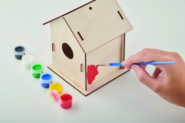 Logo trade reklaamkingi pilt: DIY puidust linnumaja komplekt