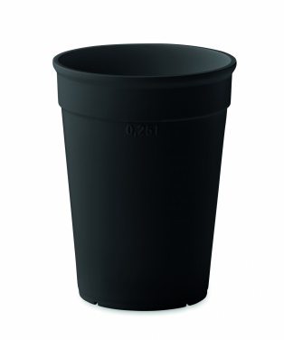 Logotrade reklaamtoote foto: Taaskasutatud plastikust tass, 250 ml