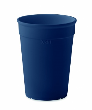Logotrade reklaamtoote foto: Taaskasutatud plastikust tass, 250 ml