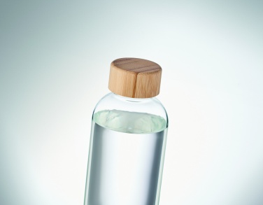 Logotrade firmakingitused pilt: Klaaspudel 650ml bambusest kaas