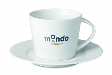 Logotrade meene foto: Cappuccino tass ja alustass