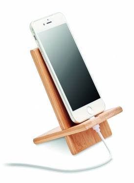 Logotrade firmakingitused pilt: Bambusest telefoni alus/hoidik WHIPPY