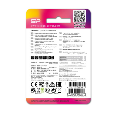 Logo trade reklaamtoote pilt: Pendrive Silicon Power Ultima U02 2.0