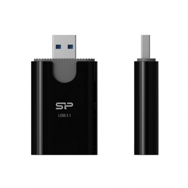 Logo trade firmakingituse pilt: MicroSD ja SD-kaardi lugeja Silicon Power Combo 3.1