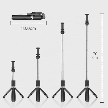 Logotrade reklaamtoote foto: Statiiviga selfie stick, K06