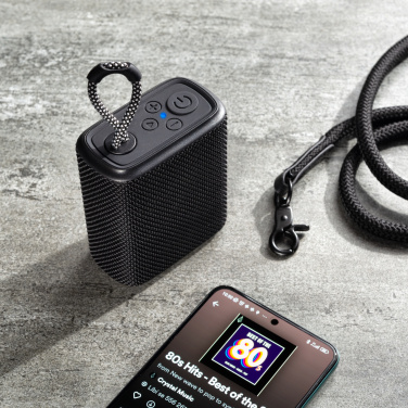 Logotrade reklaamtoote foto: Veekindel bluetooth kõlar HARDEOL Schwarzwolf
