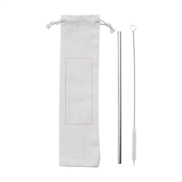 Logotrade firmakingituse foto: Korduvkasutatav ECO Straw Set roostevabast terasest joogikõrs
