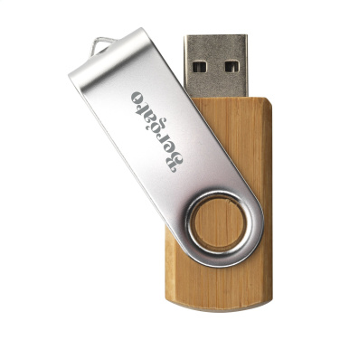 Logotrade ärikingid pilt: USB Twist Bamboo 8 GB