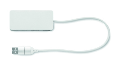 Logotrade reklaamtoote foto: UBAH USB-jaotur 4 porti 27,5 cm