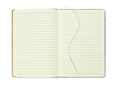 Logo trade reklaamtoote pilt: CORKBOOK A5 RPET korgist märkmik