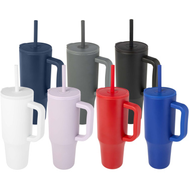 Logotrade reklaamtoote foto: Brady 900 ml RCS-sertifikaadiga termoskruus silikoonkõrrega