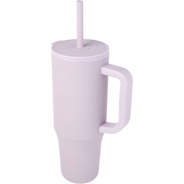 Logo trade reklaamkingituse pilt: Brady 900 ml RCS-sertifikaadiga termoskruus silikoonkõrrega