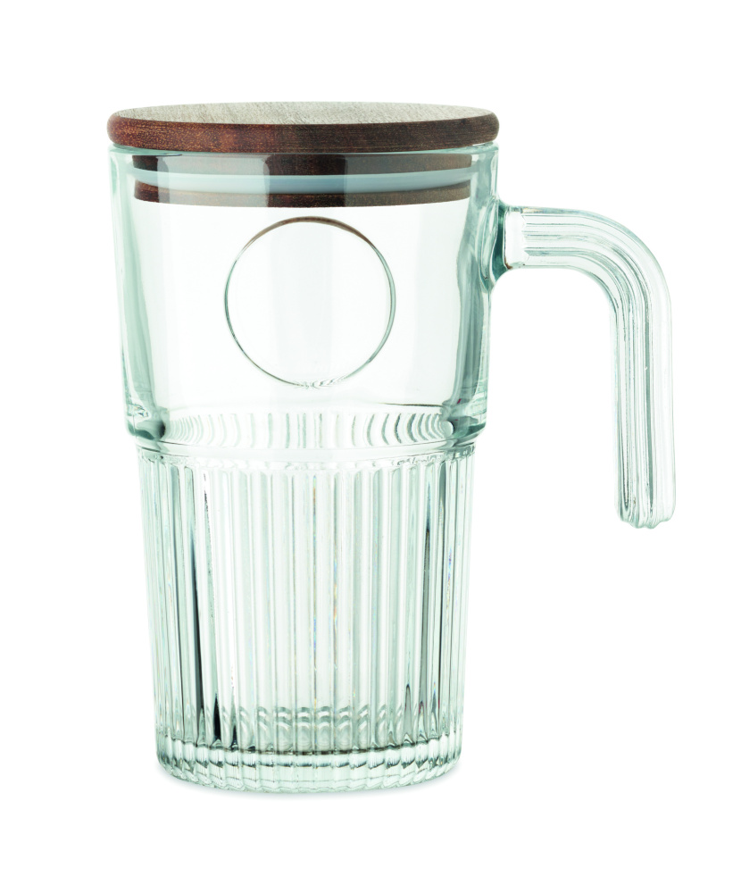 Logo trade firmakingitused foto: Klaasist kruus 450ml VITRIO JAR