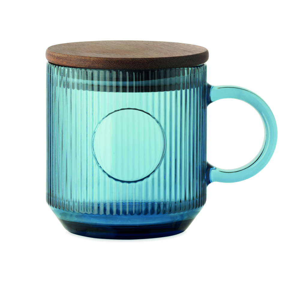 Logo trade meened foto: Ribiline klaasist kruus 300ml VITRIO MUG