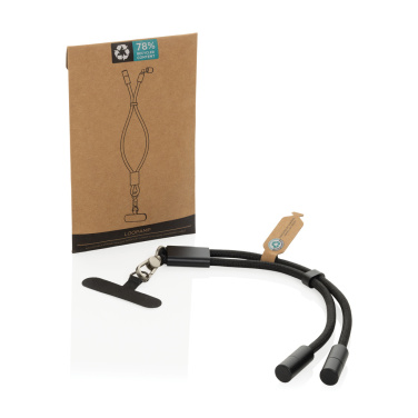 Logotrade reklaamkingitused pilt: LoopAmp RCS RPET reguleeritav telefoni randmerihm 60W kaabel