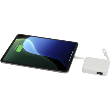 Logo trade firmakingi pilt: Acrux 10 000 mAh 35W tahvelarvuti akupank sisseehitatud Type-C kaabliga - valmistatud taaskasutatud plastist