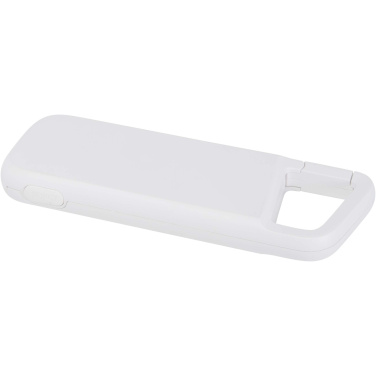 Logotrade reklaamtoote foto: Alkes 5000 mAh 12W taaskasutatud plastist veekindel varupatarei karabiiniga