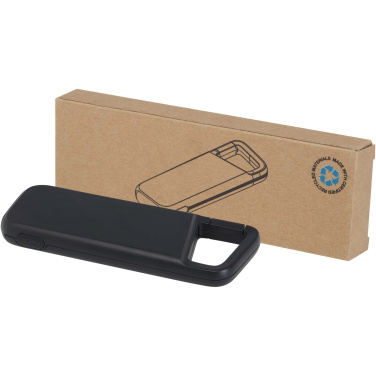Logotrade firmakingid pilt: Alkes 5000 mAh 12W taaskasutatud plastist veekindel varupatarei karabiiniga