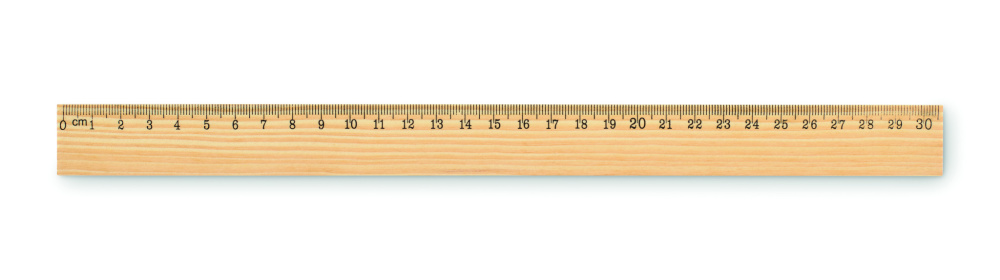 Logotrade reklaamkingituse foto: RULER30 puidust joonlaud 30cm