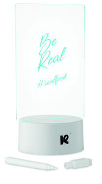 Logo trade reklaamtooted foto: Valgustatud LED-märkmetahvel