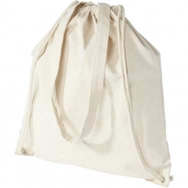 Logotrade mainoslahjat kuva: Eliza 240 g/m² -puuvillareppu kiristysnyörillä 6L