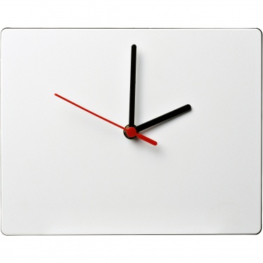 Logo trade mainostuotet tuotekuva: Brite-Clock®-seinäkello, suorakulmainen