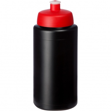 Logotrade mainoslahjat ja liikelahjat tuotekuva: Baseline® Plus Grip 500 ml -urheilujuomapullo läppäkannella