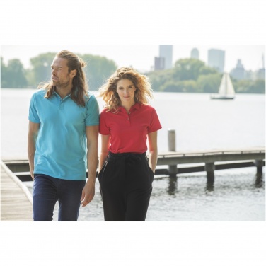 Logotrade mainoslahja ja liikelahja kuva: Beryl short sleeve women's organic recycled polo