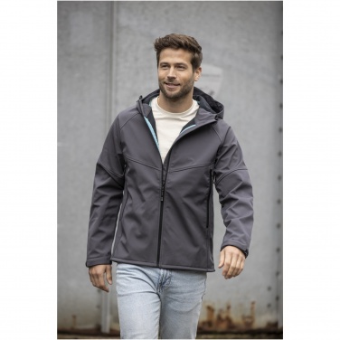 Logotrade mainoslahja ja liikelahja kuva: Coltan-softshell-takki miehille, GRS-kierrätetty