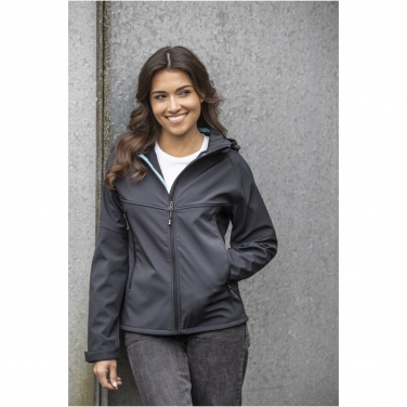 Logo trade mainoslahja kuva: Coltan-softshell-takki naisille, GRS-kierrätetty
