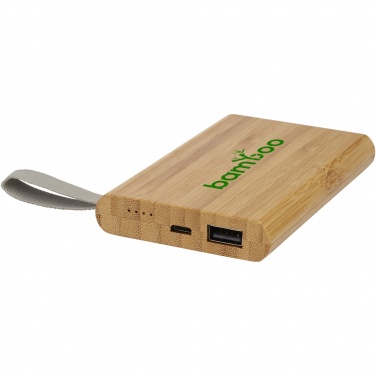 Logotrade liikelahjat kuva: Tulda-varavirtalähde, 5 000 mAh, bambua