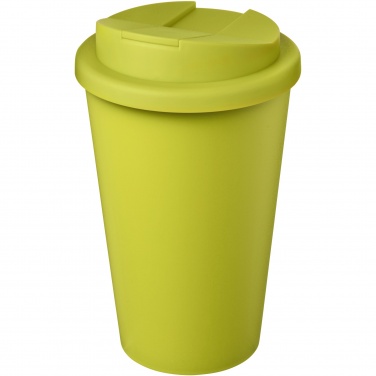 Logotrade mainostuotet kuva: Americano® Eco 350 ml kierrätysmuki läikkymättömällä kannella