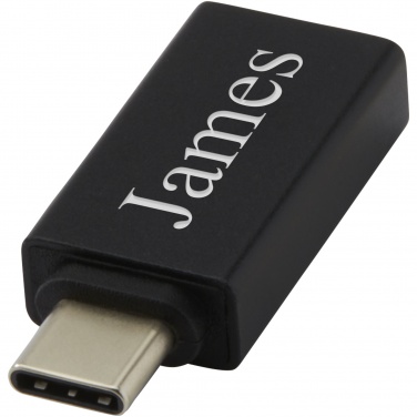 Logo trade mainostuote kuva: ADAPT alumiininen USB-C-USB-A 3.0 -sovitin