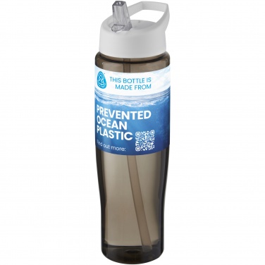 Logo trade mainostuote kuva: H2O Active® Eco Tempo 700 ml:n urheilujuomapullo nokallisella korkilla
