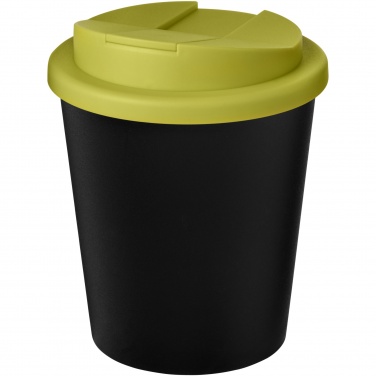 Logo trade mainoslahjat tuotekuva: Americano® Espresso Eco 250 ml kahvimuki kierrätetystä materiaalista. Läikkymätön kansi.