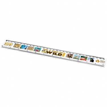 Logotrade liikelahja mainoslahja kuva: Refari 30 cm:n viivain kierrätetystä muovista
