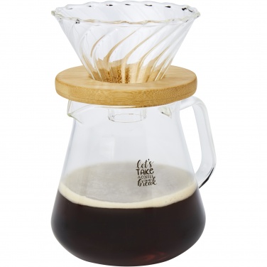 Logo trade liikelahjat mainoslahjat kuva: Geis 500 ml:n lasinen kahvinkeitin