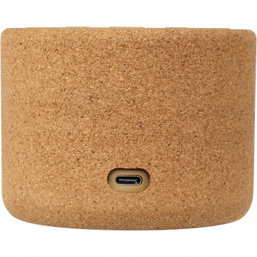 Logotrade liikelahjat kuva: Cerris 5 W:n Bluetooth®-kaiutin korkkimateriaalia