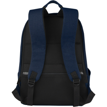 Logo trade mainostuote kuva: Joey 15,6" GRS-kierrätetystä kankaasta valmistettu varkaudenestoreppu kannettavalle 18 l