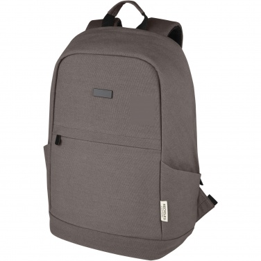 Logo trade mainoslahja kuva: Joey 15,6" GRS-kierrätetystä kankaasta valmistettu varkaudenestoreppu kannettavalle 18 l