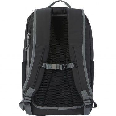Logotrade mainoslahja ja liikelahja kuva: Aqua 15" GRS-kierrätetty vedenkestävä reppu kannettavalle tietokoneelle 21 l