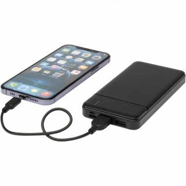 Logotrade mainostuotet kuva: Loop 10 000 mAh:n varavirtalähde kierrätetystä muovista 