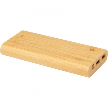 Logotrade mainostuotet kuva: Tulda-varavirtalähde, 10,000 mAh, bambua