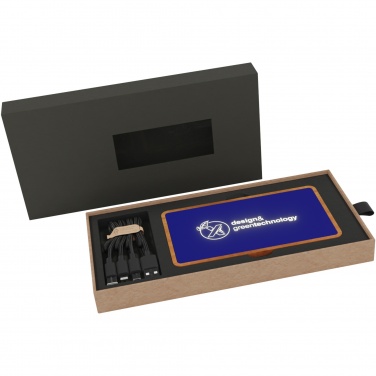 Logotrade liikelahjat mainoslahjat tuotekuva: SCX.design P36 5000 mAh:n valaistuva langaton varavirtalähde