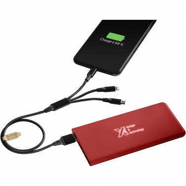 Logotrade mainoslahja tuotekuva: SCX.design P15 5000 mAh varavirtalähde, valaistuva
