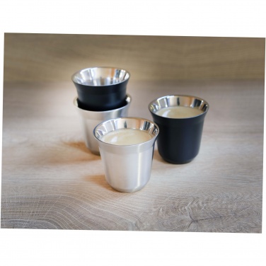 Logo trade liikelahjat tuotekuva: Duo 80 ml:n RCS-sertifioidusta ruostumattomasta teräksestä valmistettu espressomukisarja 