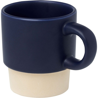 Logo trade mainoslahja ja liikelahja tuotekuva: Olympia 130 ml:n pinottava savipohjainen espressokuppi