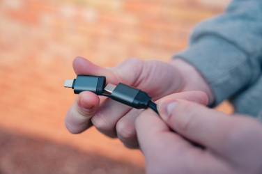 Logotrade liikelahja mainoslahja kuva: Terra 6-in-1 johto RCS kierrätysalumiinista