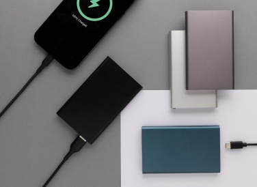 Logo trade mainoslahja kuva: 4000mAh virtapankki USB-C:llä RCS muovista/alumiinista