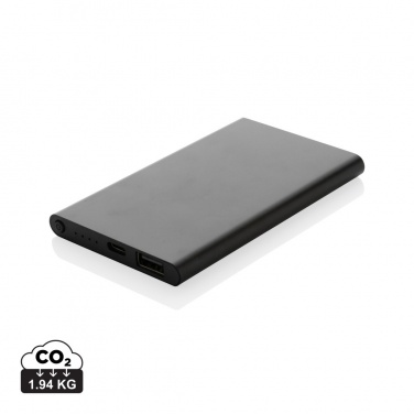 Logotrade mainoslahjat kuva: 4000mAh virtapankki USB-C:llä RCS muovista/alumiinista